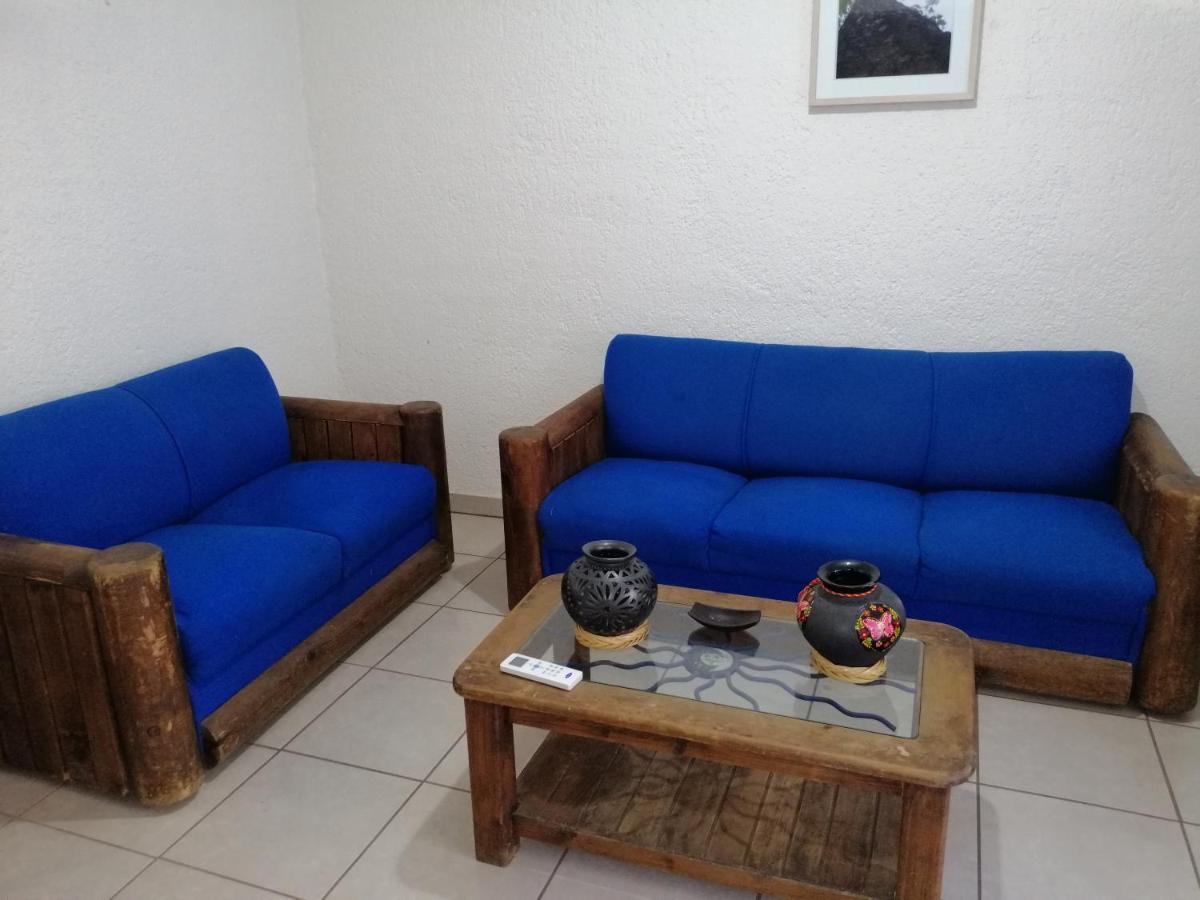 Departamento La Crucecita, Con Aire Acondicionado, Excelente Ubicacion, En Segunda Planta Apartment Santa Cruz Huatulco Luaran gambar
