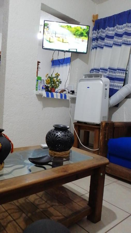 Departamento La Crucecita, Con Aire Acondicionado, Excelente Ubicacion, En Segunda Planta Apartment Santa Cruz Huatulco Luaran gambar